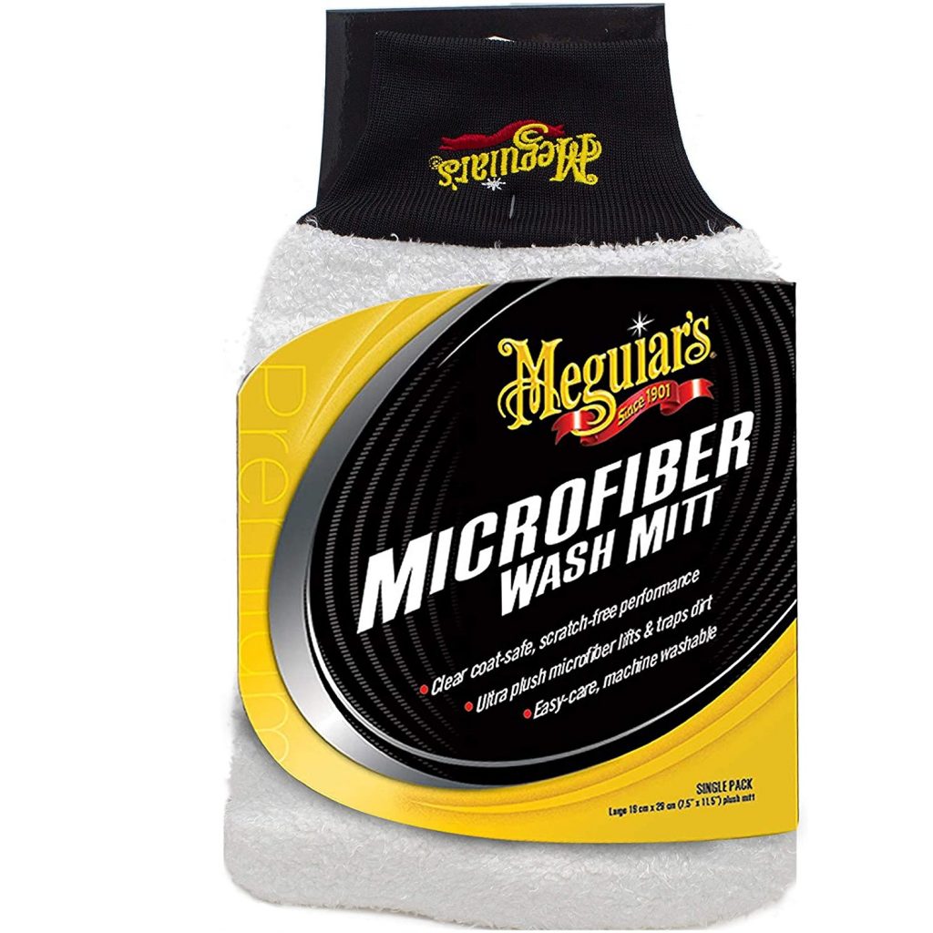 Meguiars X3002EU Microfibre Wash Mitt Mikrofaser-Waschhandschuh