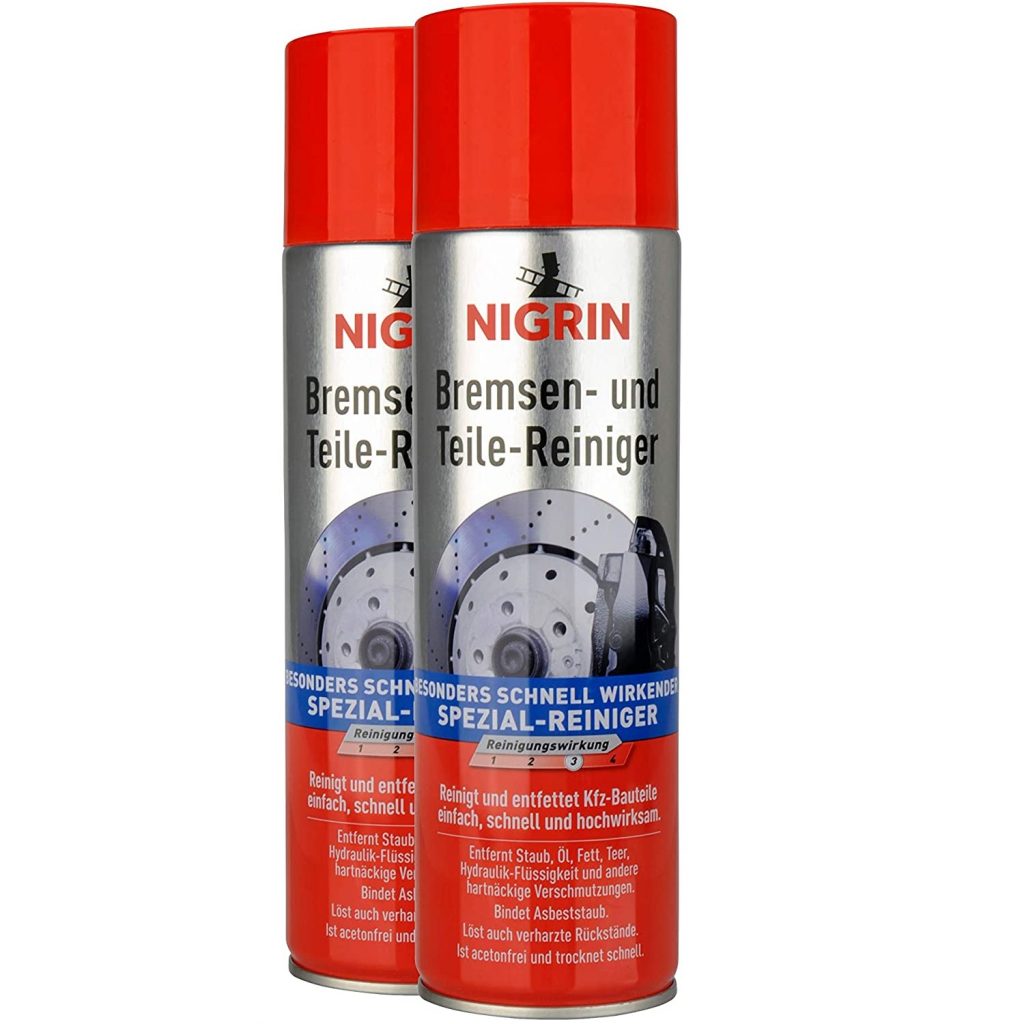NIGRIN 20411 Bremsen & Teilereiniger, 2er-Pack ß  500 ml