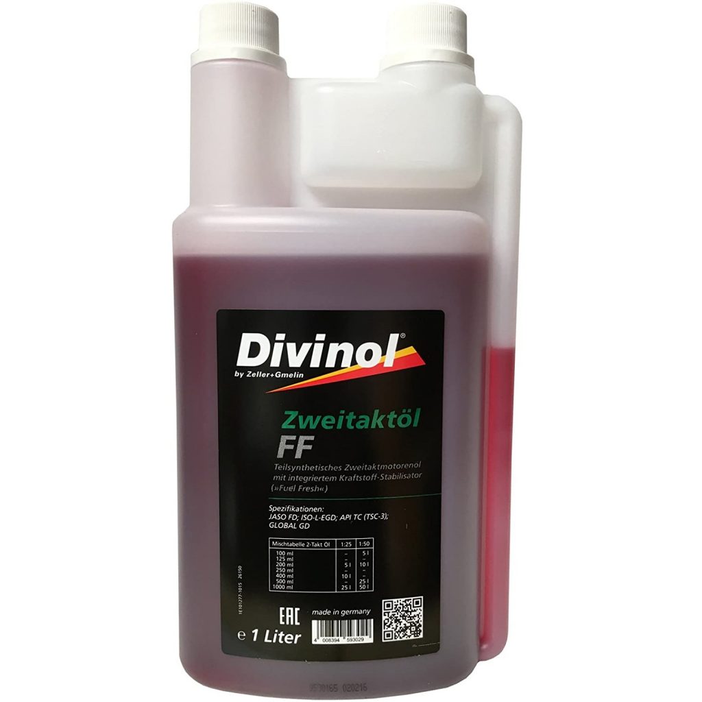 Divinol Zweitaktöl FF 1x1 Liter Dosierflasche 2-Taktöl teilsynthetisch 2T Mischöl